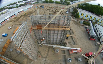 Rocky Coast Builders – Cerritos College – Wall Pour