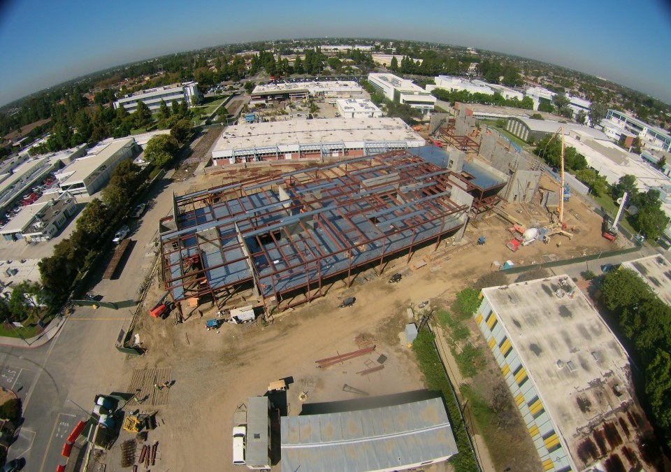 Cerritos College Aerial Progress 9.18.15